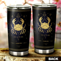 Cancer Tumbler Cup Custom Zodiac Car Interior Accessories