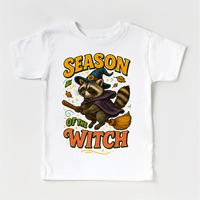 Season Of The Witch Raccoon Shirt - Halloween Tee