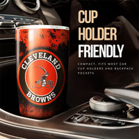 Cleveland Browns Tumbler Cup Custom Car Accessories