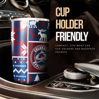 Colorado Avalanche Tumbler Cup Custom Ugly Style Car Accessories