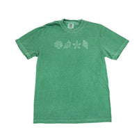 Embroidered Comfort Colors Tee - 4 Shells In A Row