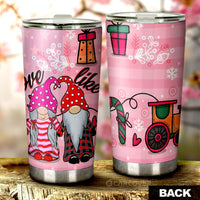Couple Gnome Tumbler Cup Custom Car Interior Accessories