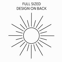 My Only Sunshine Pocket Design w/ Full Sun on Back - Unisex Tee