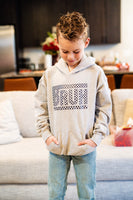 Checkerboard Bruh - Gray Basic Fleece Child Hoodie