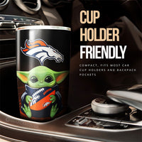 Denver Broncos Tumbler Cup Custom Car Accessories For Fan