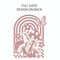 Grow Your Own Way (Pocket Front) w/ Mushrooms on Back - Long Sleeve Comfort Colors Tee