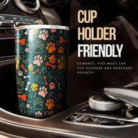 Dog Paws Tumbler Stainless Steel Vacuum Insulated 20oz