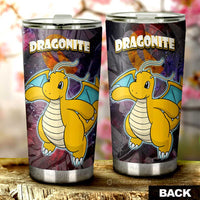 Dragonite Tumbler Cup Custom Galaxy Manga Style