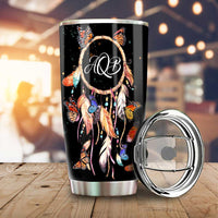 Dreamcatcher Tumbler Cup Custom Personalized Name Car Interior Accessories