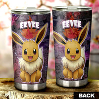 Eevee Tumbler Cup Custom Galaxy Manga Style
