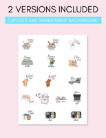 Digital Everyday Reminder Stickers