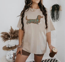 Decked in Turquoise Western Graphic