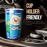 Finn Tumbler Cup Custom Adventure Time Car Accessories