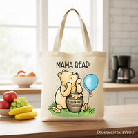Charming Mama Winnie-the-Pooh Cute Tote Bag, 1926 A.A. Milne Mom Gift Shopper