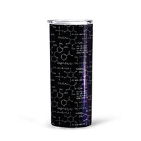 Formula & Equation Chemistry Tall Glitter Tumbler