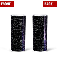 Formula & Equation Chemistry Tall Glitter Tumbler
