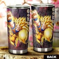 Goku SSJ Tumbler Cup Custom Car Accessories Galaxy Style