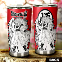 Goku SSJ Tumbler Cup Custom Car Accessories Manga Style For Fans