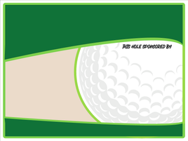 Golf Hole Sponsor Sign