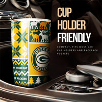 Green Bay Packers Tumbler Cup Custom Ugly Style Car Accessories