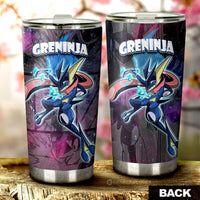 Greninja Tumbler Cup Custom Galaxy Manga Style