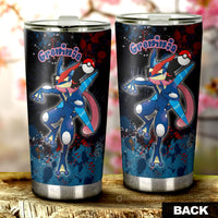 Greninja Tumbler Cup Custom Tie Dye Style Anime Car Accessories