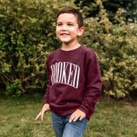 Booked - Maroon Child Sweater