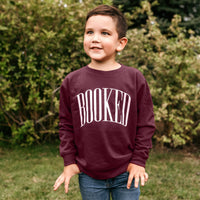 Booked - Maroon Child Sweater