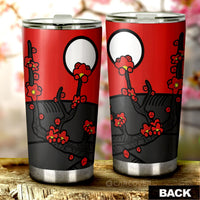 Hanafuda Day Red Tumbler Cup Custom Car Interior Accessories