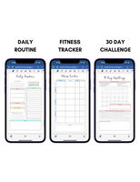 Digital Phone Planner Health & Fitness Widgets