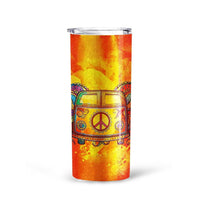 Hippie Van Peace Vintage Tall Glitter Tumbler