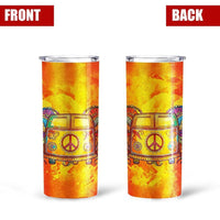 Hippie Van Peace Vintage Tall Glitter Tumbler