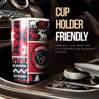 Houston Texans Tumbler Cup Custom Ugly Style Car Accessories