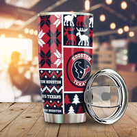 Houston Texans Tumbler Cup Custom Ugly Style Car Accessories