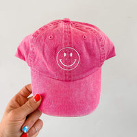Smiley Face - Child Baseball Cap