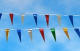 Metallic Pennants Streamers