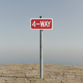 4-Way Stop Sign