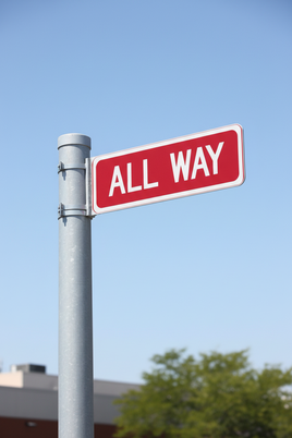 All Way Stop Sign