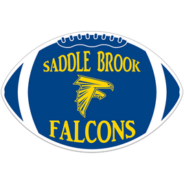 Sports Magnets 4 1/2'' x 6 3/4'' Football