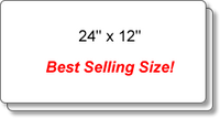 Magnetic Car Signs - 24'' x 12'' (Priced per Pair of Signs)  ON SALE