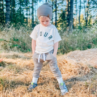 Birthday Number - Block Font - Child Tee