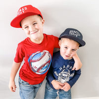 Mama's Boy - Child Flat Brim Hat