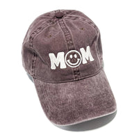 Mom (Smile O) - Adult Baseball Cap
