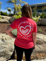 THANK YOU ♡ ME (pocket front) / Heart & Gratitude quote (on back) - SHORT SLEEVE COMFORT COLORS
