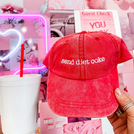 Send (Choose Your Beverage) - Adult Baseball Cap