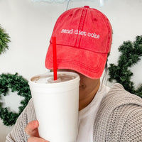 Send (Choose Your Beverage) - Adult Baseball Cap