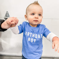 Birthday Boy - Block Font - Child Tee
