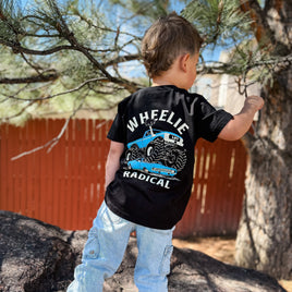 WHEELIE RADICAL TEE - BLUE EDITION