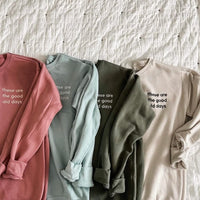 These Are The Good Old Days - Limited Edition LMSS® Embroidered SUPER-SOFT Fleece