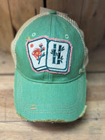 Mahjong -distressed Trucker Hat